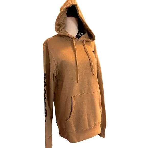 New ELEMENT Hoodie Sweatshirt Graphics Cotton Blend Small Brown Black - Picture 5 of 8